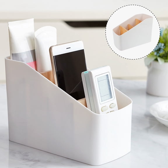 Mobutofu Makeup Rack White Abs 2Pcs 7.1X3.5X5.1In