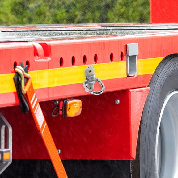 GOOHOCHY 2pcs Tow Rings Tie Down Tow Hook Car Accessories Car Tow Hook Towing Ring Heavy Duty Towing Hook Automotive Tow Hook Ring