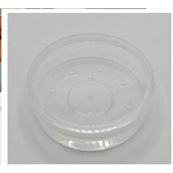 GOOHOCHY 2pcs Transparent Makeup Sponge Holder Case Portable Powder Puff Storage Box Travel-Friendly Cosmetic Puff Organizer Round Makeup Sponge Container