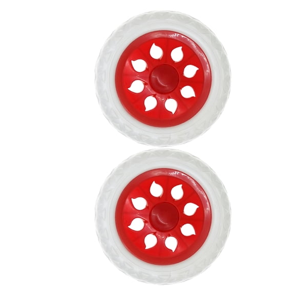 ADDHAT Caster Wheels Plastic 2Pcs For Grocery Shopping Smooth Rolling