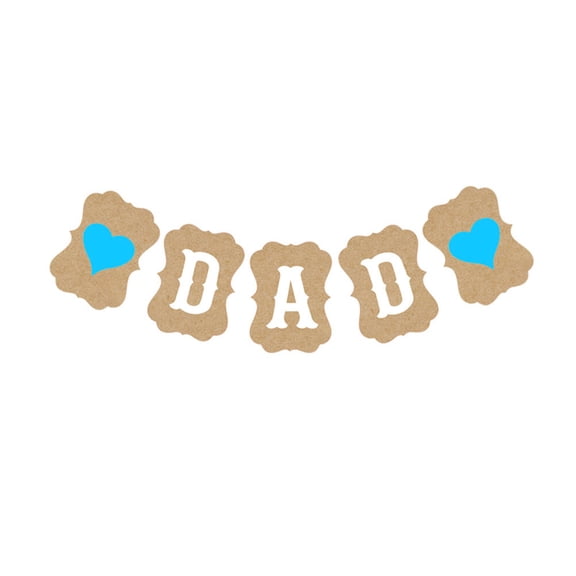 GOOHOCHY 3rd Birthday Banner for Daddy, Father's Day Backdrop Decorations, Party Supplies for Dad Celebration