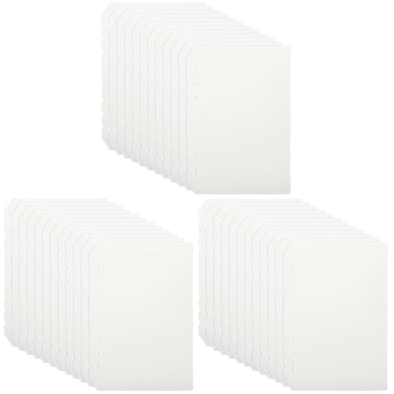 GOOHOCHY 3 Count Binder Index Dividers Binders PP Partition
