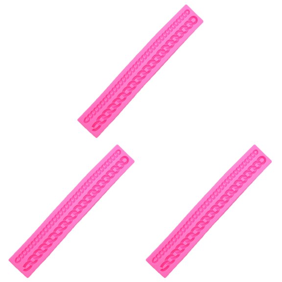 GOOHOCHY 3 Count Fondant Molds for Cake Decorating Baking Pastry