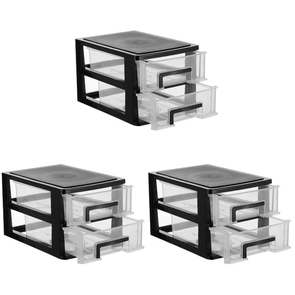 GOOHOCHY 3 Count Storage Drawer Units Organizer Cabinet Office
