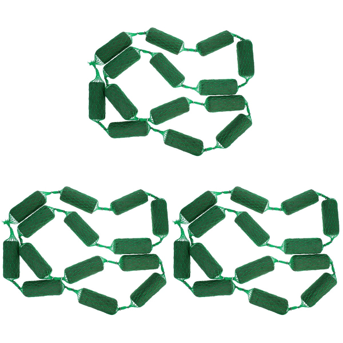 GOOHOCHY  3 Count Wedding Party Decorations Flower Arrangement Tool Floral Flowers Craft Green