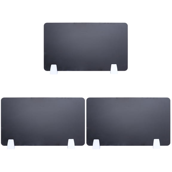 GOOHOCHY 3 PCS Desk Partition Study Acrylic Baffle Test Dividing Board Office