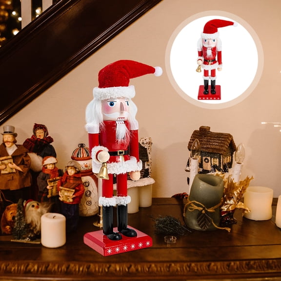 GOOHOCHY  3 PCS Nutcracker Soldier Decoration Christmas Creche Nativity Home Work