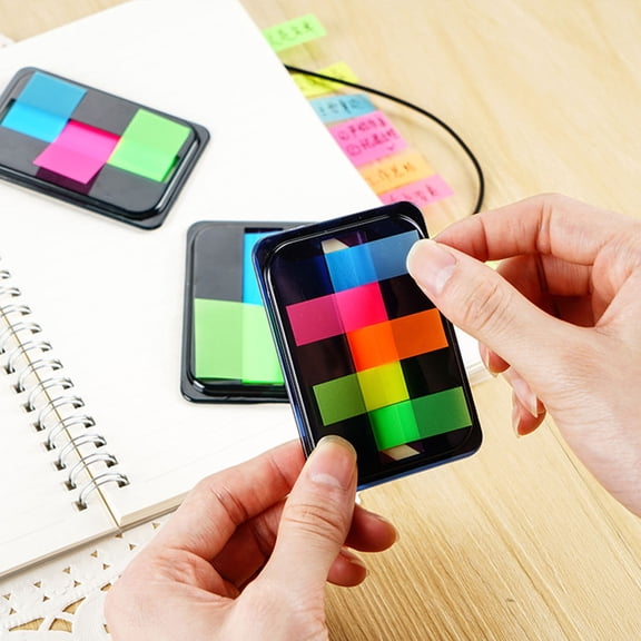 GOOHOCHY 3-Pack Colored Index Tabs for Organizing Charts and Documents, 8 x 5.6 cm, and Easy to Use