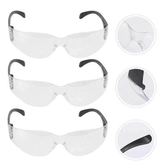 GOOHOCHY 3 Pairs Motorcycle Glasses Protective Eyewear for Men Women Outdoor Activities