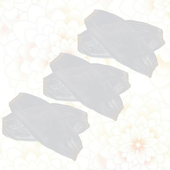 GOOHOCHY 3 Pairs Transparent PVC Oilproof Arm Sleeves Covers for Kitchen Cooking Daily Use