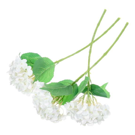 GOOHOCHY 3 Pcs Artificial Hydrangea Bride 45.00X16.00X16.00CM White