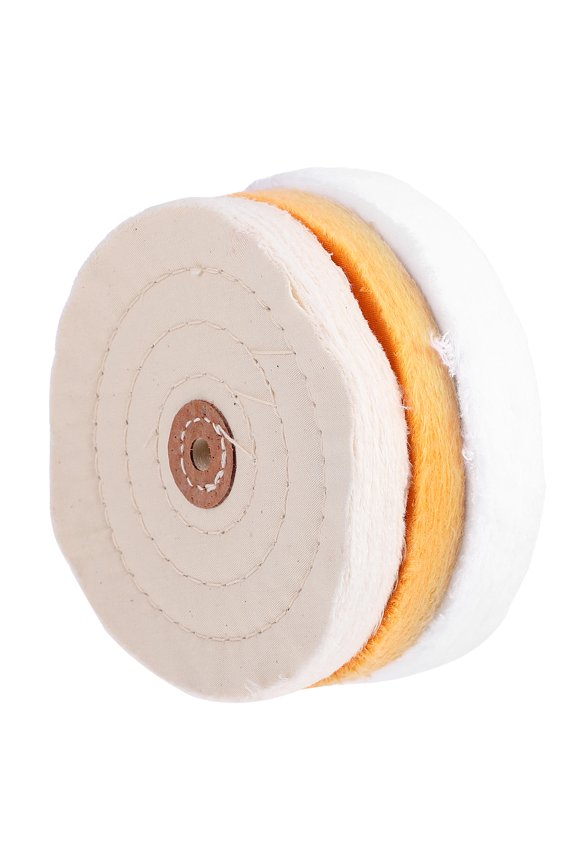 GOOHOCHY 3 Pcs Car Polisher Cotton Wheel Pneumatic Polishing Machine Reusable