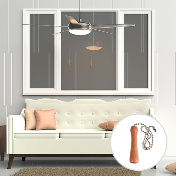 GOOHOCHY 3 Pcs Chains for Light Wooden Chandelier Living Room Decoration Chains 34X1.6CM