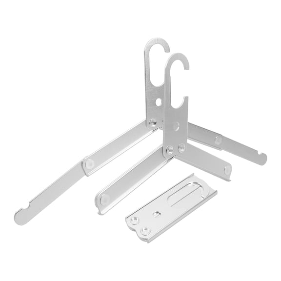 GOOHOCHY folding hanger Foldable Hanger Stainless Steel Space Saving Hangers for Men 3Pcs
