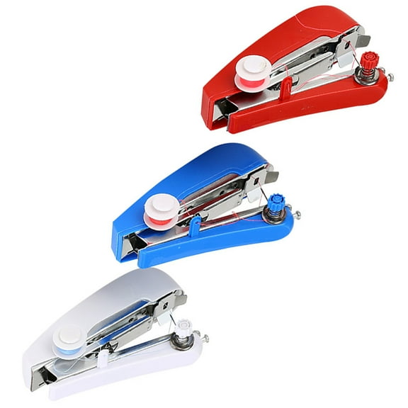 GOOHOCHY  3 Pcs Miniature Stitch Sewing Machine On-site for Denim