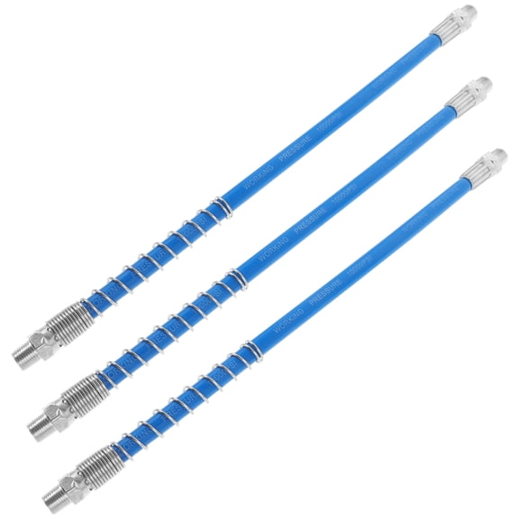 FUTUREORYY High Pressure Grease Nozzle Fittings Blue 3Pcs 11.59X0.67X0.67in