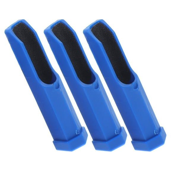 GOOHOCHY 3 Pcs Shaper Pool Cue Repairer 9.00X1.50X1.50CM Blue
