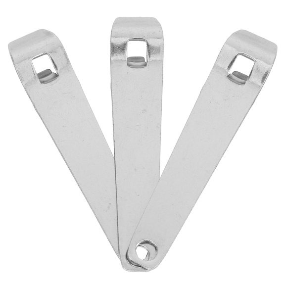 GOOHOCHY  3 Pcs Small Vial Breaker Mini Bottle Opener Opening Key Travel Silver