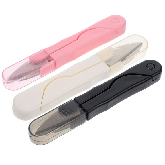 GOOHOCHY  3 Pcs U- Shape Scissors Stitch U-shaped Household Tool Yarn