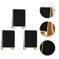 thumbnail image 1 of GOOHOCHY  3 Pieces Small Wooden Blackboard Chalkboard Reusable Baby, 1 of 8
