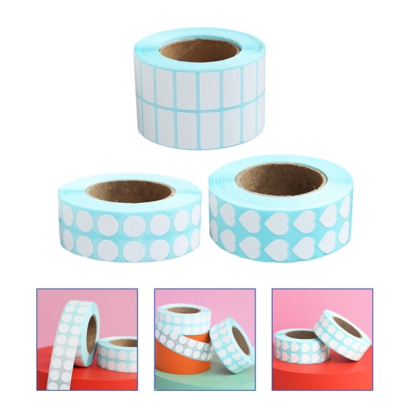 GOOHOCHY  3 Rolls Sticker Tabs Letter Stickers for Scrapbooking Labels
