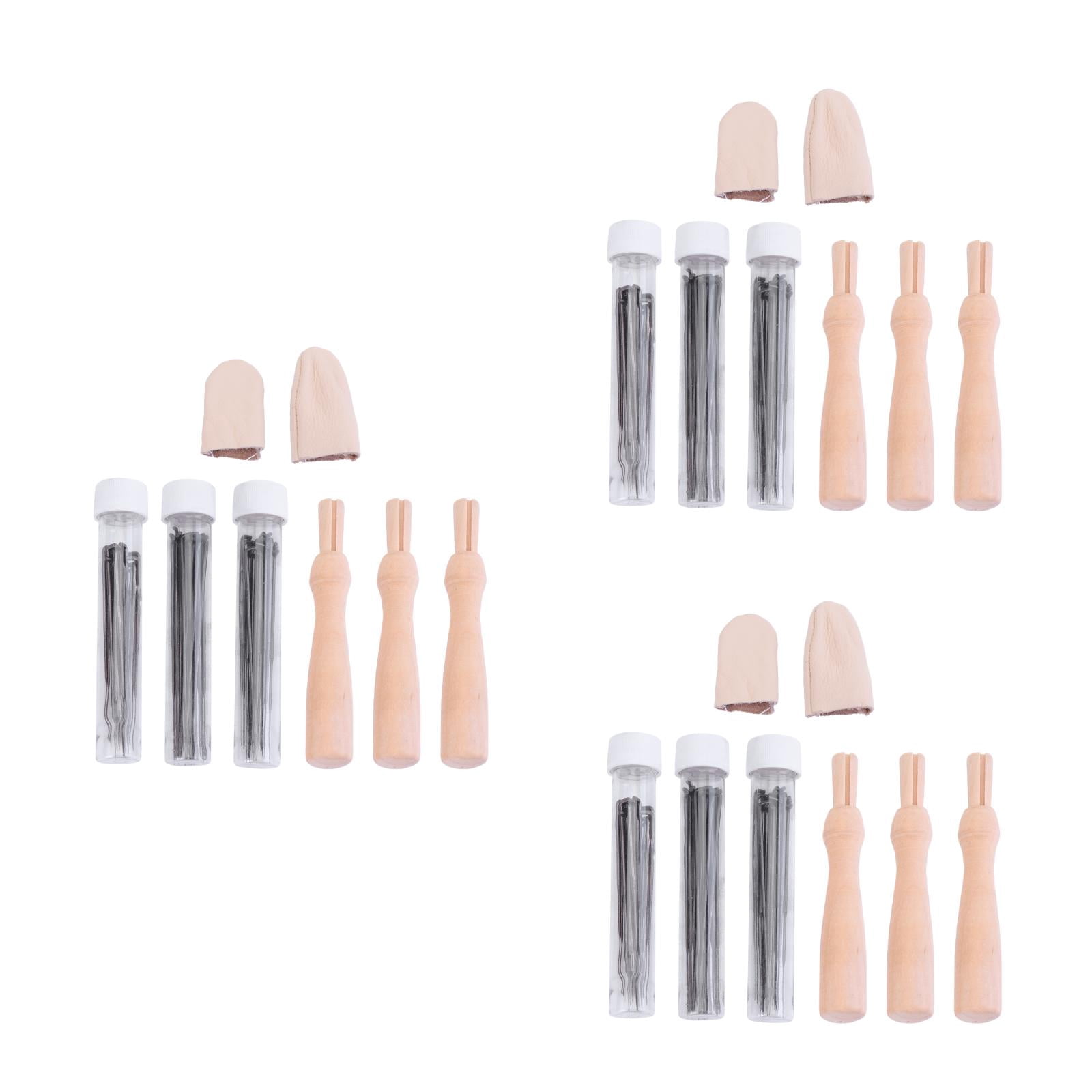 GOOHOCHY  3 Sets Point Pin Tool Felting Needle with Storage Supplies