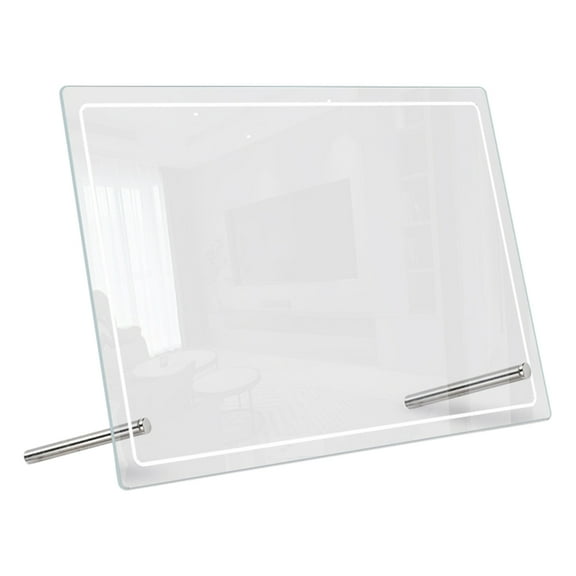 HONMEET Small Whiteboard Desktop Acrylic Write Board for Back to School, Reusable Dry Erase Board, 1 Set