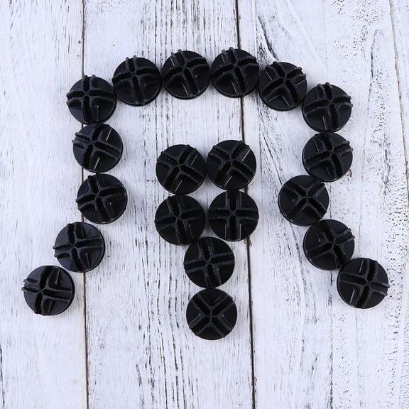 GOOHOCHY 30 Pcs Grid Cubes Buckle Panels Together Wire Cube Connectors 3.7CM Black