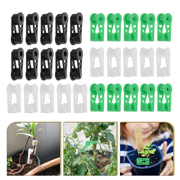GOOHOCHY 30 Pcs Plant Bender Clips for Training and Supporting Vines, Stems, and Garden Plants