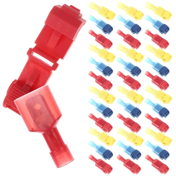 GOOHOCHY 30 Sets of Electrical Wire Connectors Wire Splice Connectors Wire Connector T-tap Wire Connectors