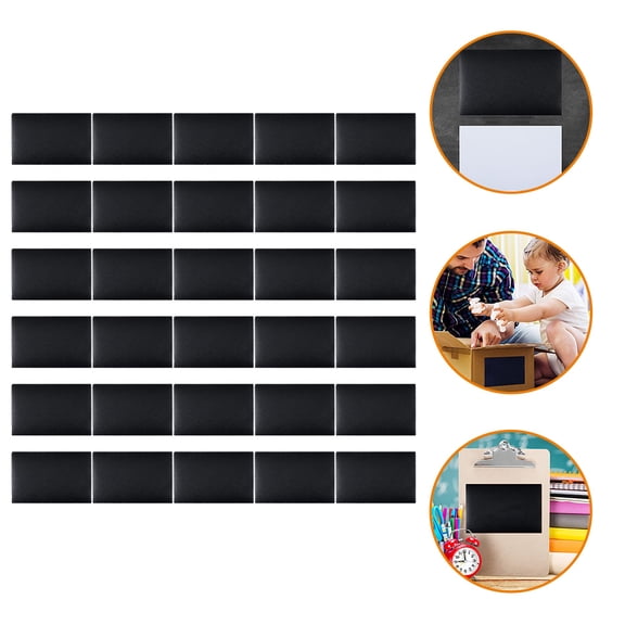 FUEENIRVA Wipe Board Dry Erase Sheets Black Waterproof 30 Sheets