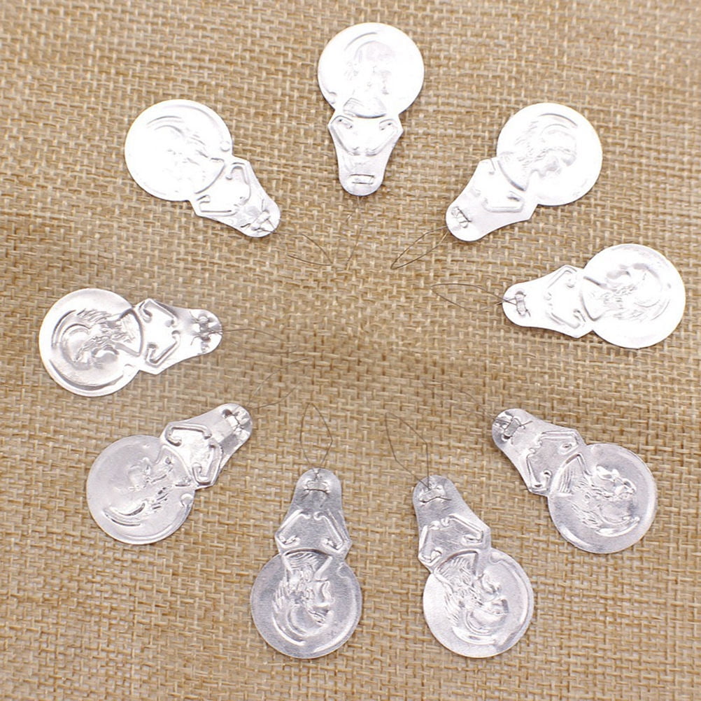 GOOHOCHY 300 pcs Simple Aluminum Needle Threader Gourd Shaped Sewing ...