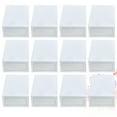 thumbnail image 1 of GOOHOCHY 30PCS Shoes Boxes Thickenes Transparent Stackable Plastic Shoes Storage Case Shoe Container  Size L (White), 1 of 8