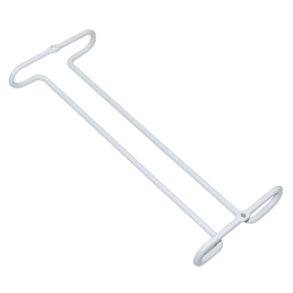 GOOHOCHY Goblet Rack Wine Glass Stand White Cold Rolled Steel 1Pcs for Home Bar and Organizing