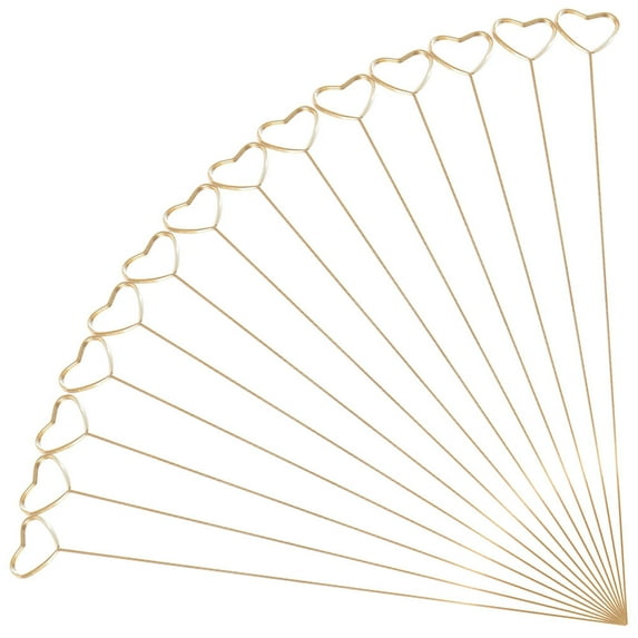 GOOHOCHY Iron Memo Clip Golden For Birthday Party 30Pcs 13.36X1.18X1.18in