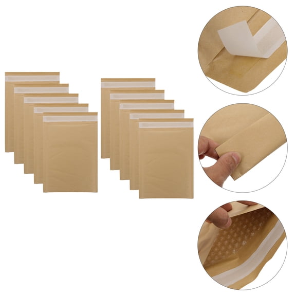 GOOHOCHY 30pcs Mailer Package Self Sealing Shockproof Envelopes For Secure Of Mobile Parts Clothing And Products