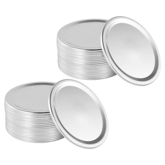 GOOHOCHY 30pcs Reusable 86MM Jar Lids Split-Type Tinplate Sealing Caps Leakproof Convenient Canning Covers Multipurpose Jar Lids