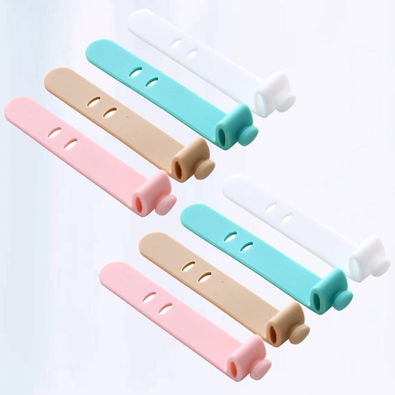 FUTUREORYY 32-Piece Flexible Silicone Cable Organizer Set for Charging Cord Management and Tidy Wire Storage
