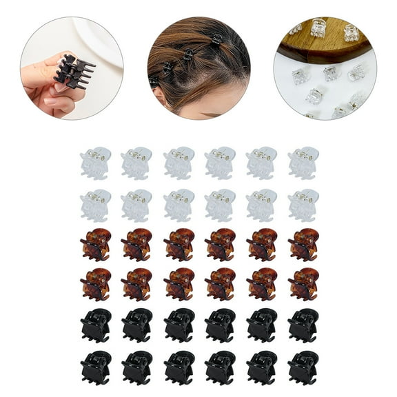 GOOHOCHY 36 Pcs Claw Clips for Thin Hair Feature Mini Small Babies Women's