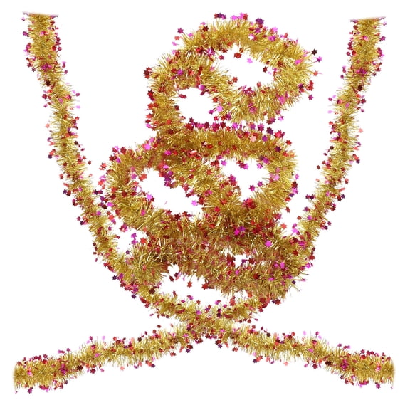 GOOHOCHY Star Garland Banner Festive Decorations 3Pcs 78.7X3.1X3.1in