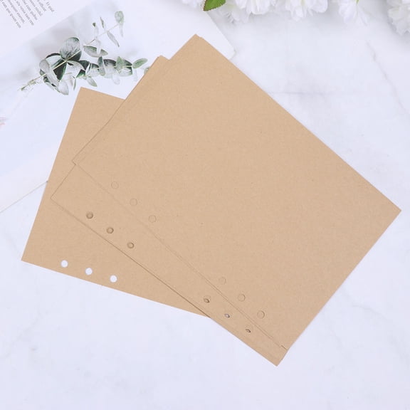 GOOHOCHY Refillable Journal Notebook Loose Leaf Paper Refills, 3-Pack and Smooth Writing Paper