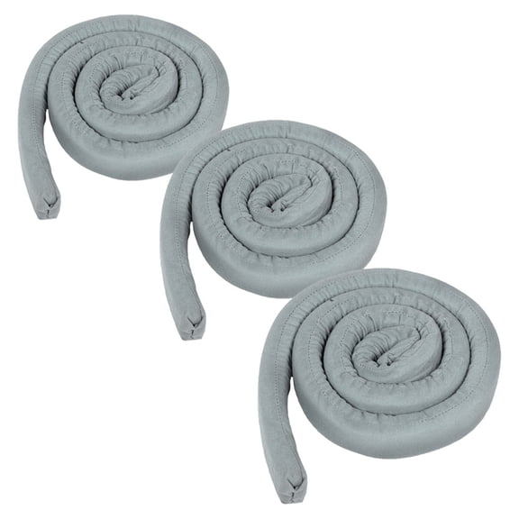 Mobutofu Bed Gap Filler Couch Crack Filler Grey 3Pcs 78.7x2x1.2in