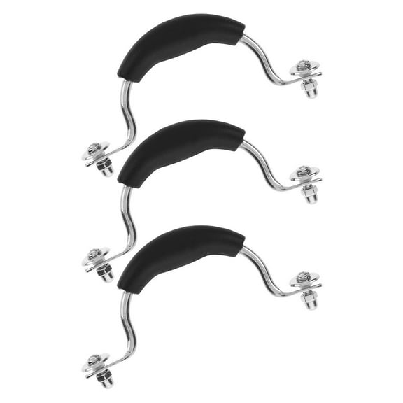 GOOHOCHY 3pcs Metal Pot Handles Grip Pot Handle Replacement Pot Handles Pan Handle Wok Handle Steam Pot Handle Nonslip Pot Handles Removable Pot Handle Grip Lid Handle