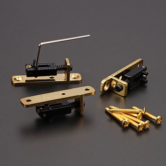 GOOHOCHY 3pcs Single Roller Saddle Guitar Bridge Electric Guitar Bridge Guitar Accessories