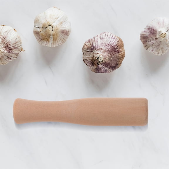 GOOHOCHY 3pcs Wooden Pestle Set Garlic Nut Grinder and Spice Grinder for Kitchen Use Multifunctional Grinding Tools