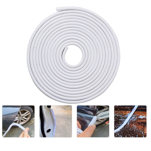 GOOHOCHY 4 Meters Doors Protection Car Door Seal 4m/bag White