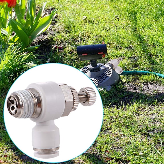 Mobutofu 4Pcs Air Control Ball Valve Silver Manual Throttle Pneumatic Flow Control for Pump Use