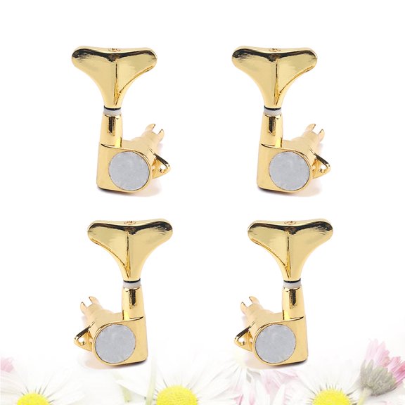 GOOHOCHY  4 PCS Fully Closed String Accurate Golden Guitar Machine Heads