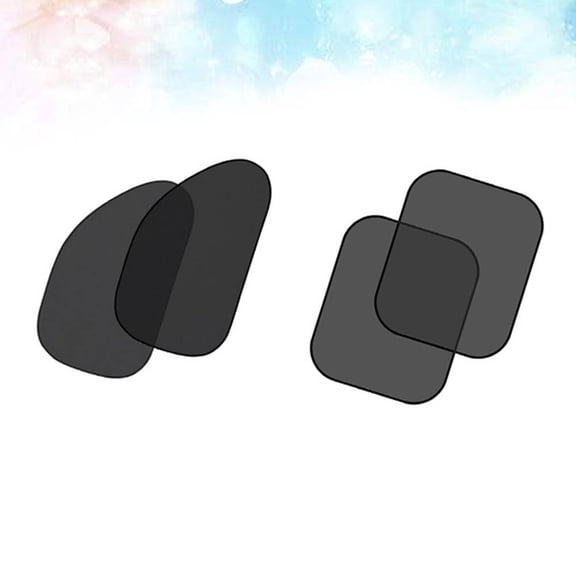 Mobutofu 4Pairs Durable Black Car Sun Shade Suv Side Window Sun Block with Suction Cups
