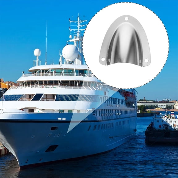 GOOHOCHY  4 Pcs Boat Hose Stainless Wire Cable Rv Plumbing Vent Cap Silver